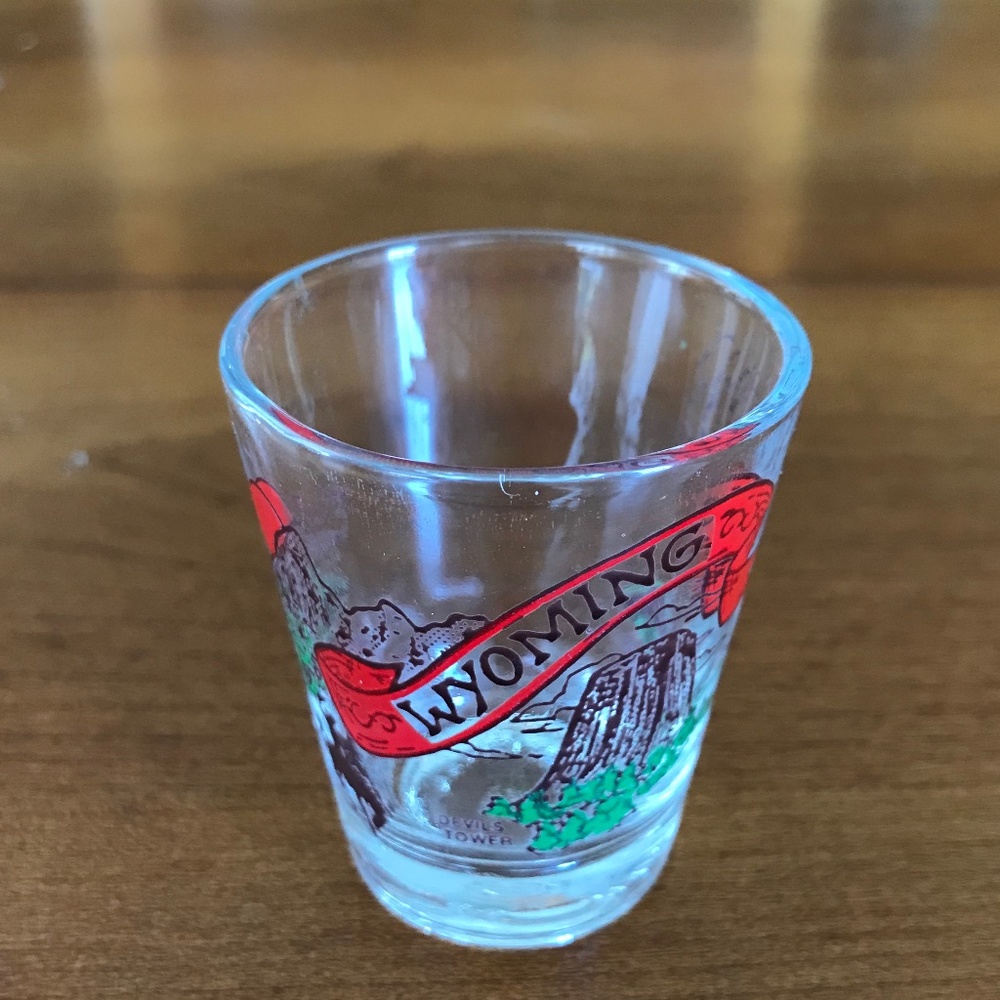 Shot Glass Wyoming
